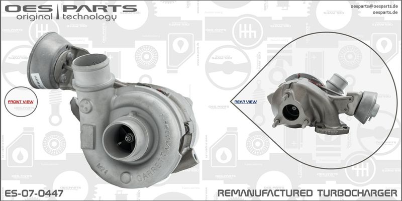 OES PARTS Компрессор, наддув ES-07-0447